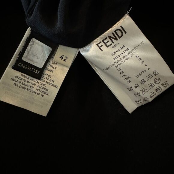 Vintage Fendi Wool Skirt Silk Lined 6 - Picture 6 of 10